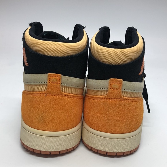 Mens Air Jordan 1 ZM Air CMFT 2 Black/Tan/Orange DV1307-100 NWOB - Picture 4 of 5